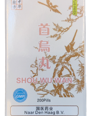 Shou wu wan, bij haaruitval en vergrijzing