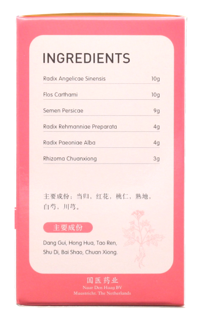 Tao hong si wu wan, bij PMS