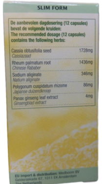 Slim form, helpt afvallen.