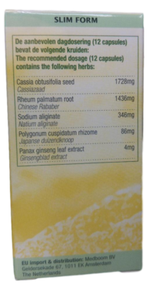 Slim form ingredienten