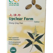 Shang Qing Pian, Upclear form (Coptis Form) rode ogen, huiduitslag.
