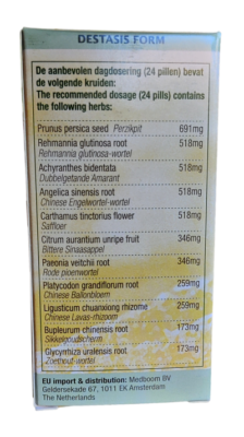 Destasisform ingredienten