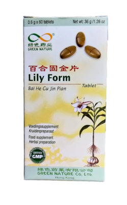 Bai He Gu Jin Pian, lily form