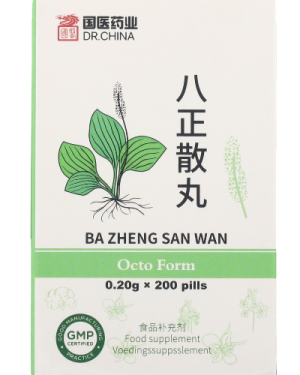 Ba Zheng San Wan, bij blaasontsteking