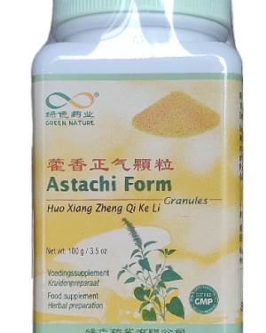 Huo Xiang Zheng Qi Ke Li, Astachi Form bij diarree en overgeven